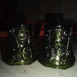 Green Daisy Candle Holders(Peg)