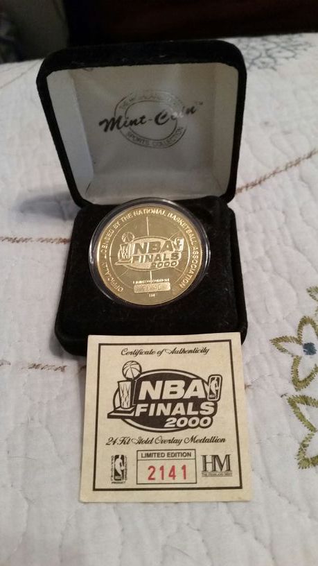 Lakers 2000 NBA finals Highland mint
