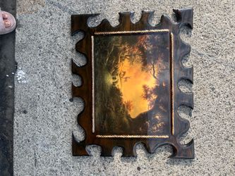 Framed Deer Landscape Wall Art