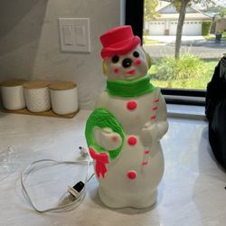 1968 Snowman Blow Molds
