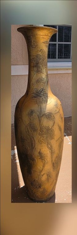 XTRA tall floor Brass gold vintage
