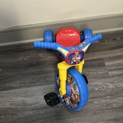 Paw Patrol 10” Blue Fly Wheel Junior Tricycle with Sounds