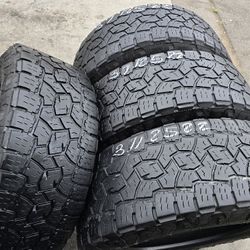 4 used tires Lt37x12.50r22 Toyo AT111 Open Country $350.00 all 4