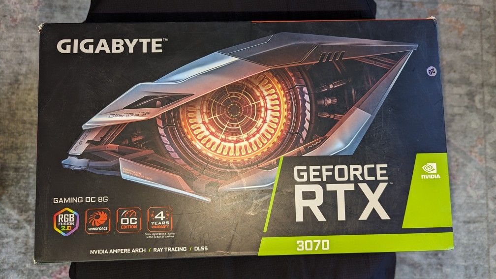 GIGABYTE GeForce RTX 3070 GAMING OC 8G GDDR6 Graphics Card - Brand New