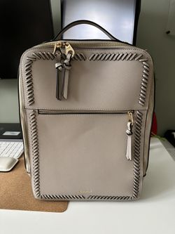 CALPAK Kaya 15 inch Laptop Backpack in Stone