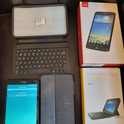 Like new Android Tablet LG 8.3 LTE with 2 cases and keyboard
