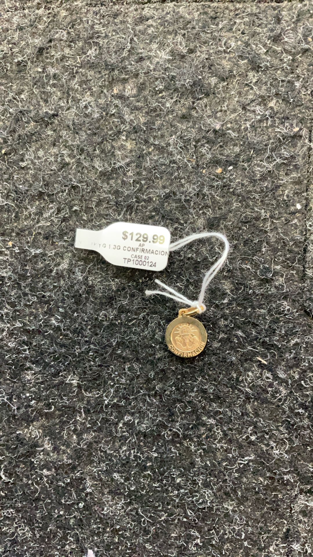 Confirmation Gold Pendant