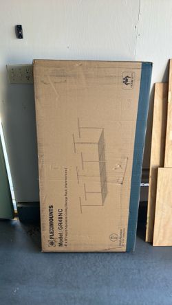 Garage ceiling storage rack