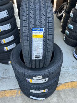 265/50/20 New set of Goodyear tires installed
