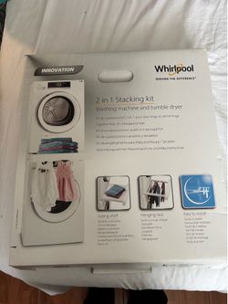 Washer dryer stacking kit