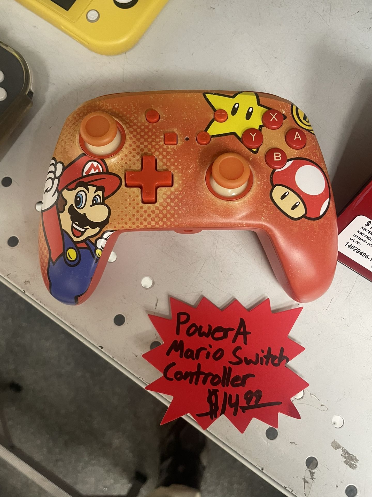 Nintendo Switch Mario Edition Controller