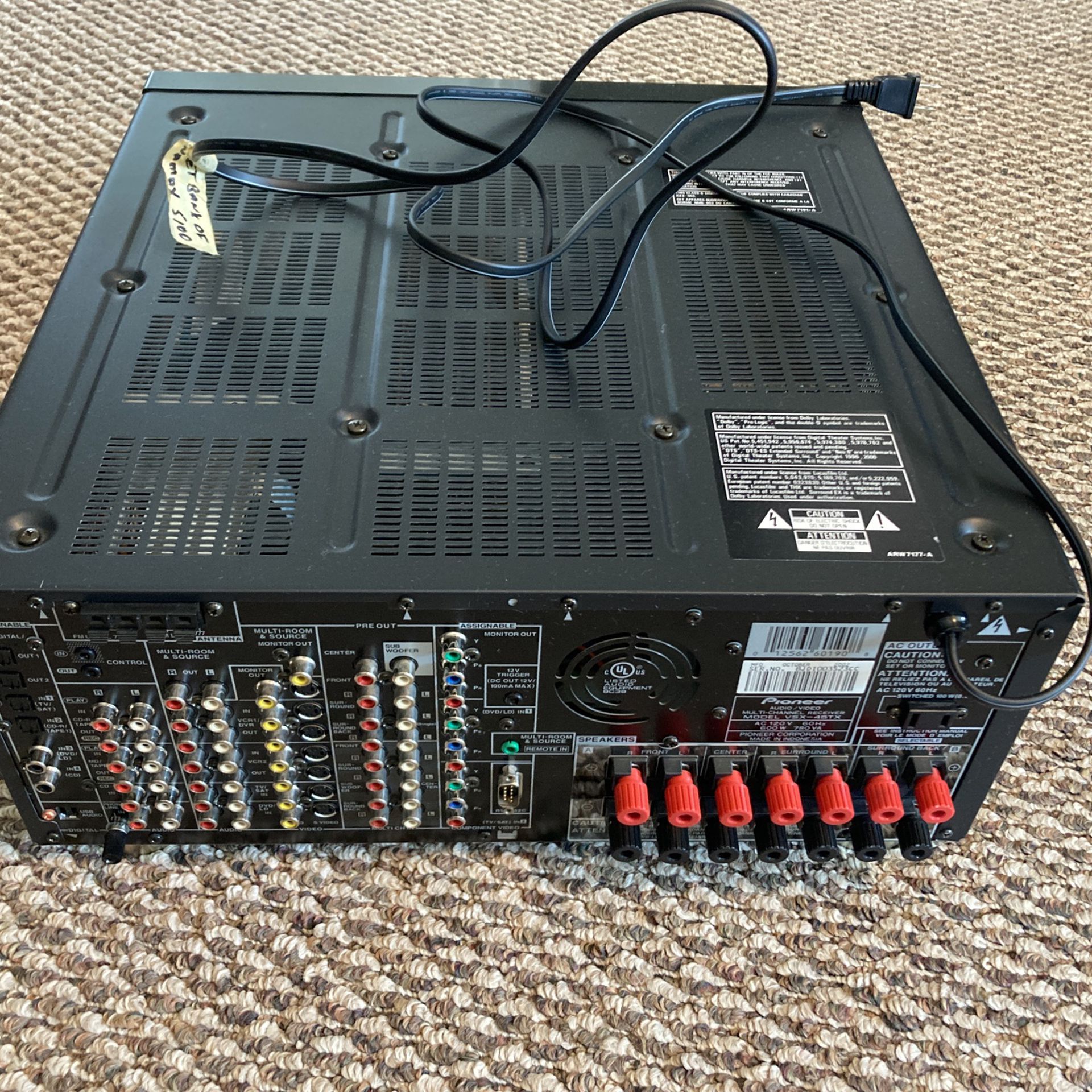 Pioneer VSX-45TX Elite Audio Video Receiver