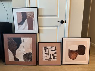 Wall art canvas set of 4