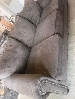 Dark grey/brown couch