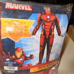 New XL Adult Iron Man Halloween Costume 