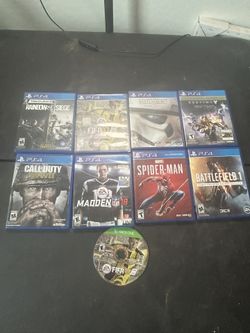 FIRE SALE: 9 PS4 & Xbox Games - ONLY 45$ ALL MUST GO
