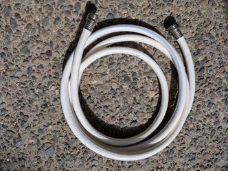 White garden hose