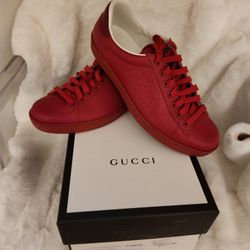 Red gucci shop shoes for men