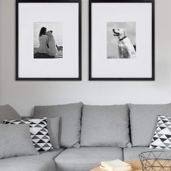 Gallery Wood Photo Frames Set Of 2  20×16 Matted To 8×10