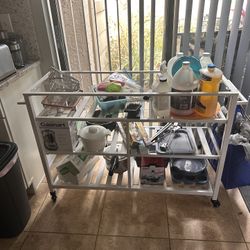 MUST SELL Kitchen Cart-$75 Or Best Offer