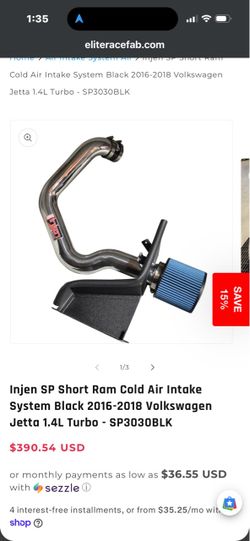 Injen SP Short Ram Cold Air Intake System