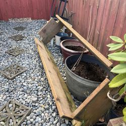 Planter Box And Trees