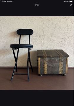 One Brass Fireside Box Chest