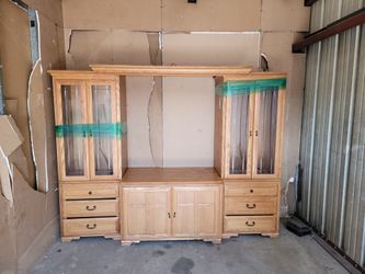 Oak Entertainment Center