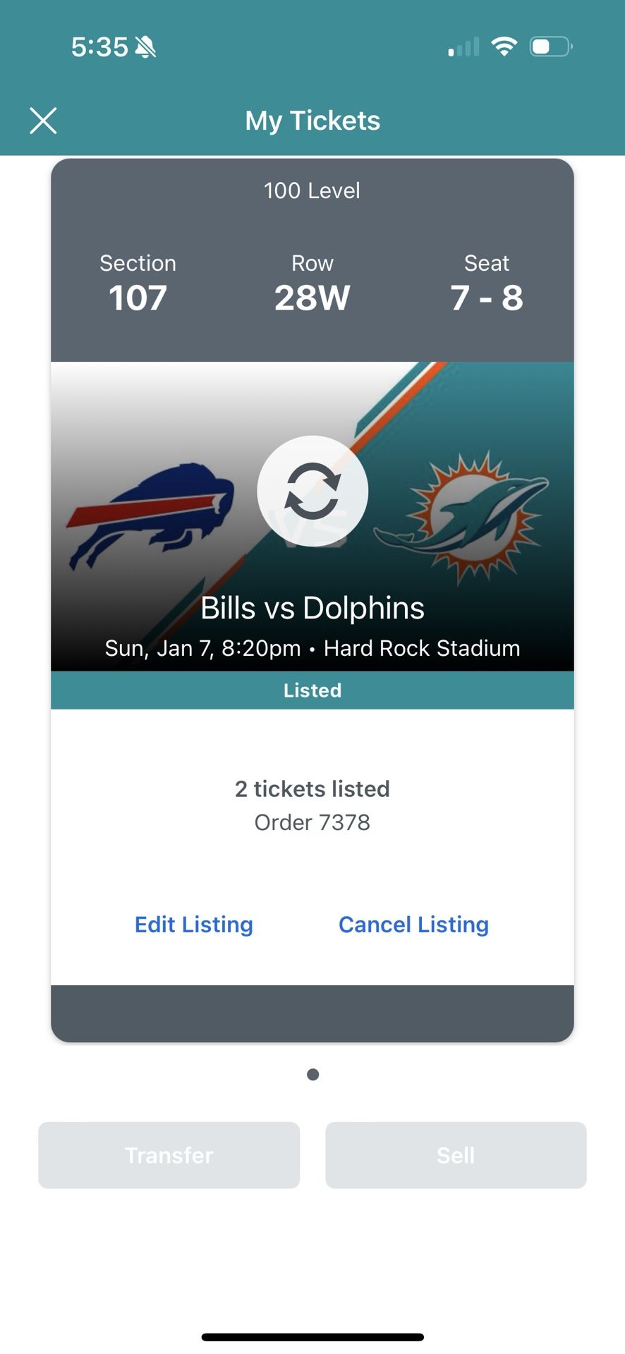 Bills Vs Dolphins