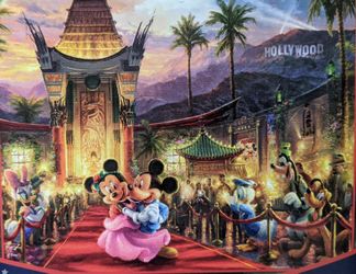 500 PCS DISNEY PUZZLE THOMAS KINKADE COLLECTION Tangled Mickey Peter Pan Winnie The Pooh
