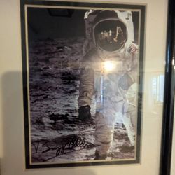 Authentic Hand signed Apollo Photographs From Every Moon Landing 