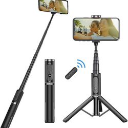 Ailun Selfie Stick Tripod,Extendable Aluminum,3 in 1,Bluetooth Wireless Remote