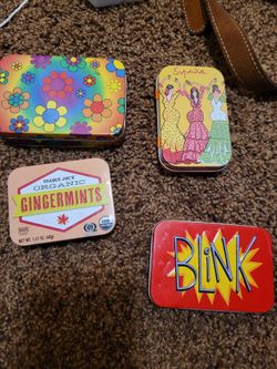 Empty Mint Size Tins