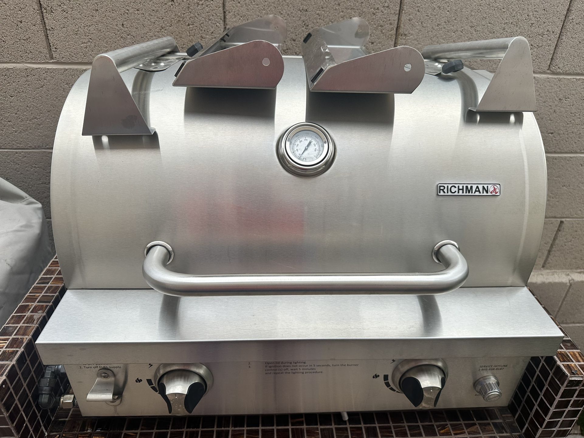 Stainless BBQ grill