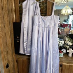 Women’s Formal With A Shawl David’s Bridal Size Medium