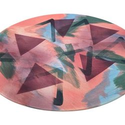 Large oval bowl, crafted at the Jon Bergen Studio Canada,