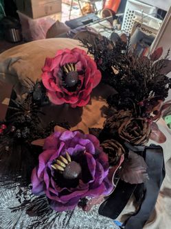 Halloween door wreath