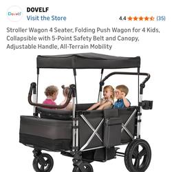 4 car rental seater wagon stroller