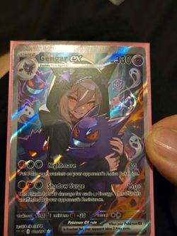Gengar EX 330 HP – Holographic Pokémon Fan Art Card