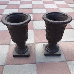 New Flower Pots Made Out Of Cement Perfect Gift 