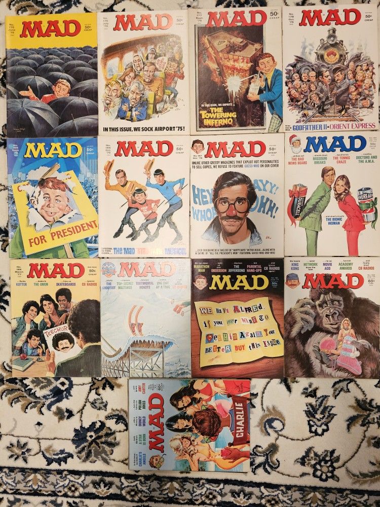 60 Mad Magazine single issues starting in June 1969