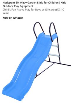 Hedstrom 6ft Wavy Garden Slide for Kids