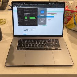2019 Macbook Pro 16 -inch (retina DG, Space Grey, Touch Bar)