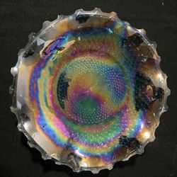 10" Collectible Carnival Glass Plate