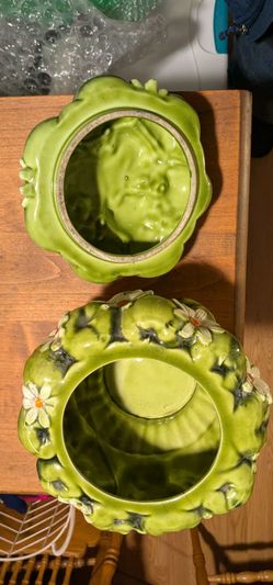 +Antique circa 1967 INARCO Green apples and Daiaies