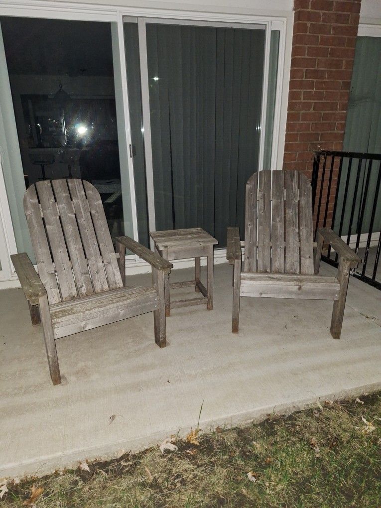 Cedar Adirondak Chairs
