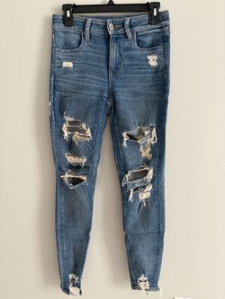American eagle ripped jeans size 2 next level stretch