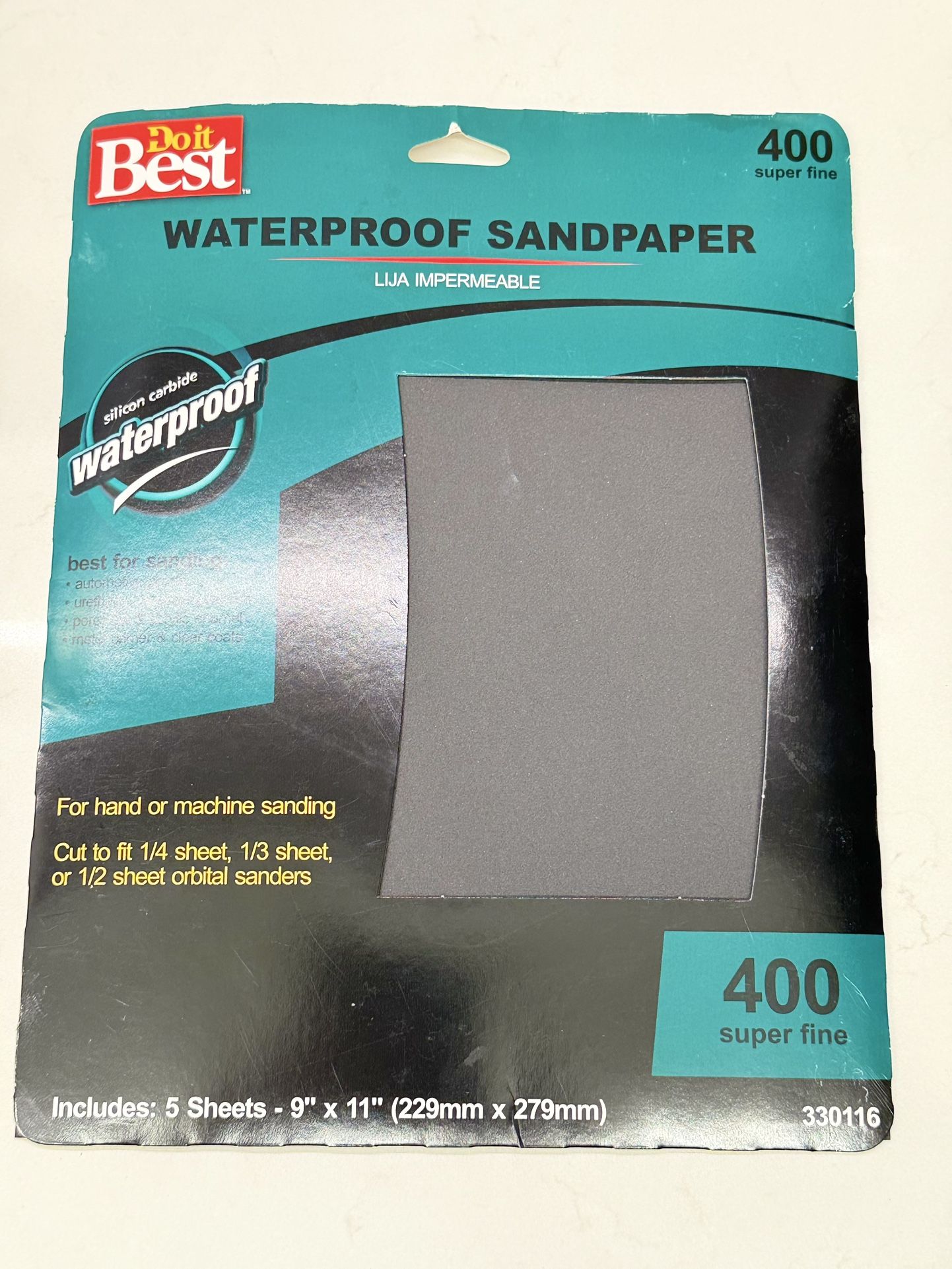 Do It Best 400 Super Fine Waterproof Sandpaper