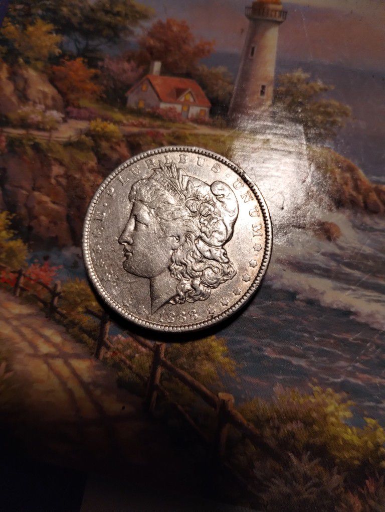 1888 And 1889 Morgan Silver Dollars