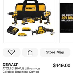 Dewalt Cordless Brushless Combo